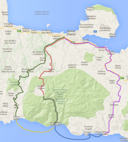 Samaria-Gorge-route