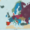 Kort over Europa