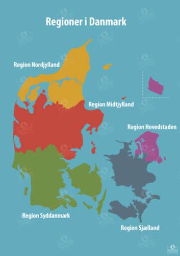 Regioner-i-Danmark-Kort
