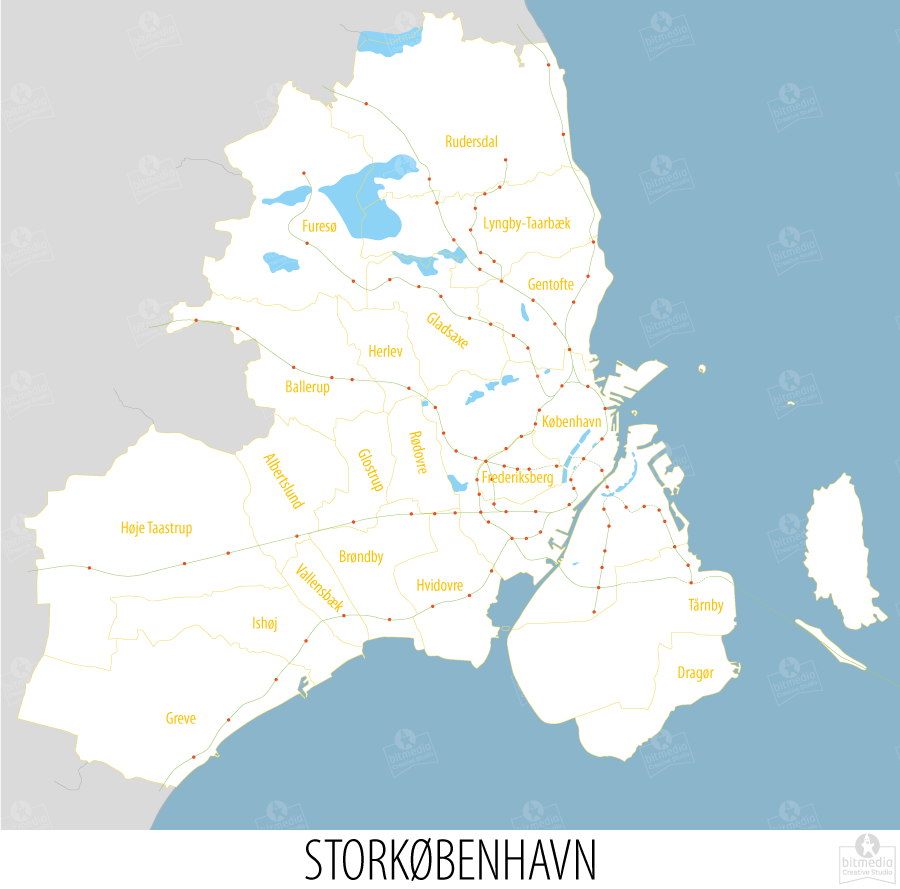 Zonekort københavn Zoner