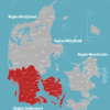 regionsopdeling danmark kort